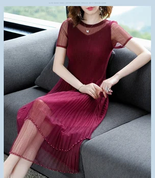 dress women's Socialite summer new fashion pleated lace gentle fairy dress waist purple dress
dress women's Socialite summer new fashion pleated lace gentle fairy dress waist purple dress
