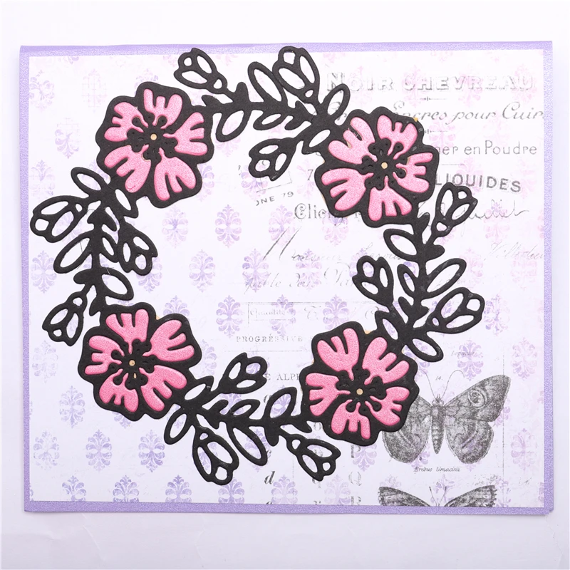 DiyArts Spring Blossom Wreath Metal Cutting Dies Stencils for DIY Scrapbooking Decoration Embossing Handcraft Die Cut 2019
DiyArts Spring Blossom Wreath Metal Cutting Dies Stencils for DIY Scrapbooking Decoration Embossing Handcraft Die Cut 2019