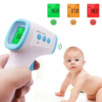 Forehead Thermometer Non Contact Infrared Thermometer Body Temperature Fever Digital Measure Tool for Baby Adult
Forehead Thermometer Non Contact Infrared Thermometer Body Temperature Fever Digital Measure Tool for Baby Adult