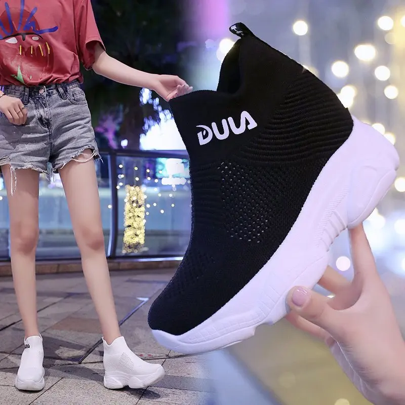 Elastic socks shoes 2020 summer new breathable mesh female dad thickened in the bottom of the small white shoes Z803
Elastic socks shoes 2020 summer new breathable mesh female dad thickened in the bottom of the small white shoes Z803