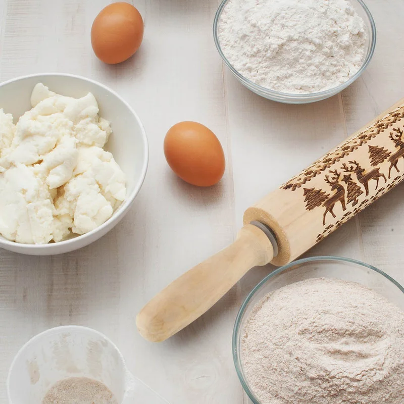 Snowflake Laser Embossing Rolling Brooches Printed Dough Biscuit Stick Fondant Cooking Tool Noodle Cake Paste Engraved Roller
Snowflake Laser Embossing Rolling Brooches Printed Dough Biscuit Stick Fondant Cooking Tool Noodle Cake Paste Engraved Roller