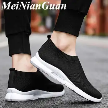 Large Size Sneakers for Men Light Weight Mesh Casual Shoes Man Low Top Sock Brand Shoes Slip-on Comfort Men's Autumn Footwear F5
Large Size Sneakers for Men Light Weight Mesh Casual Shoes Man Low Top Sock Brand Shoes Slip-on Comfort Men's Autumn Footwear F5