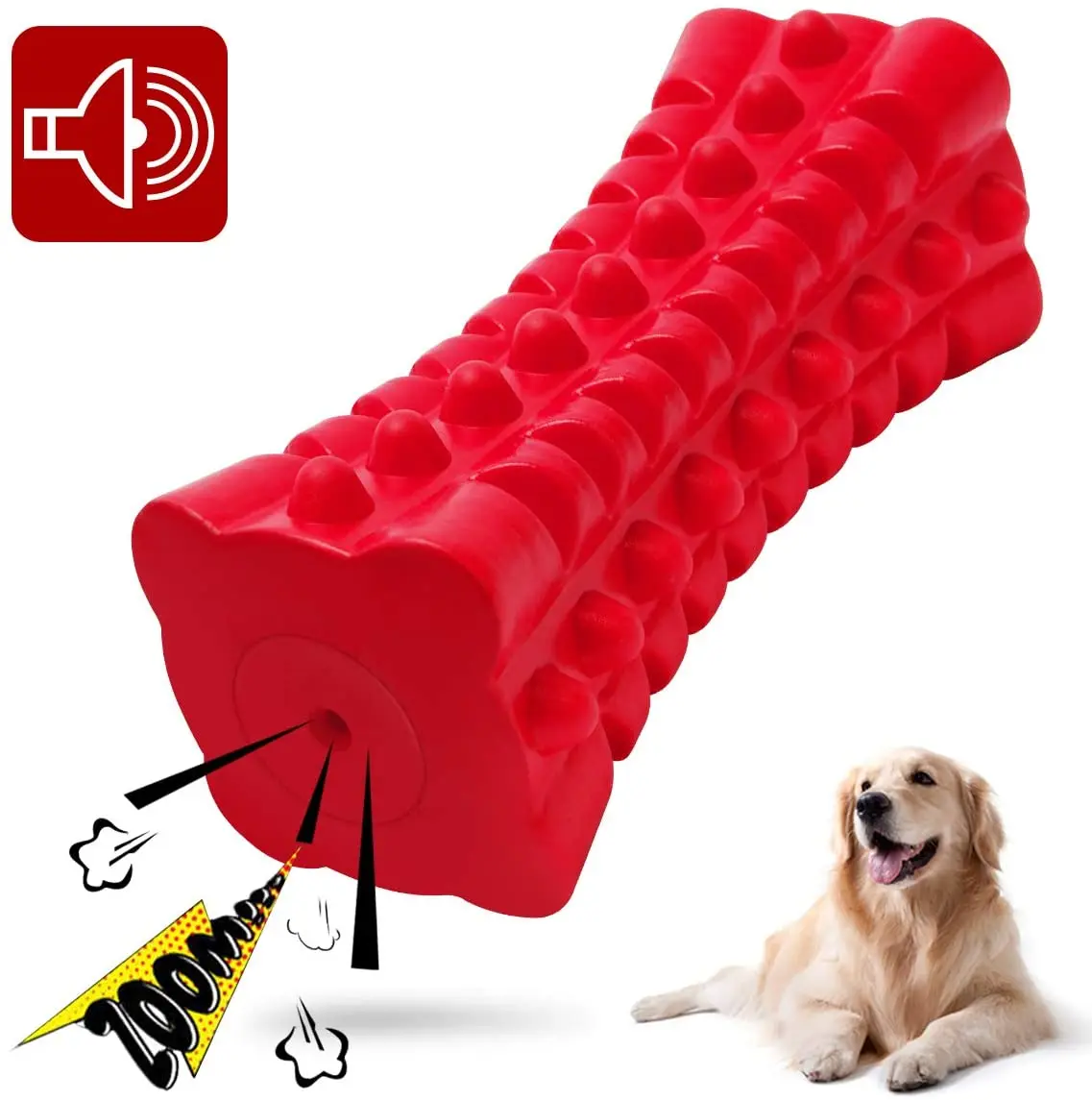 Dog Squeaking Toys Sturdy and Durable Non Toxic Natural Rubber Pet Chewing Toy Suitable for Large Puppy Biting Playing
Dog Squeaking Toys Sturdy and Durable Non Toxic Natural Rubber Pet Chewing Toy Suitable for Large Puppy Biting Playing