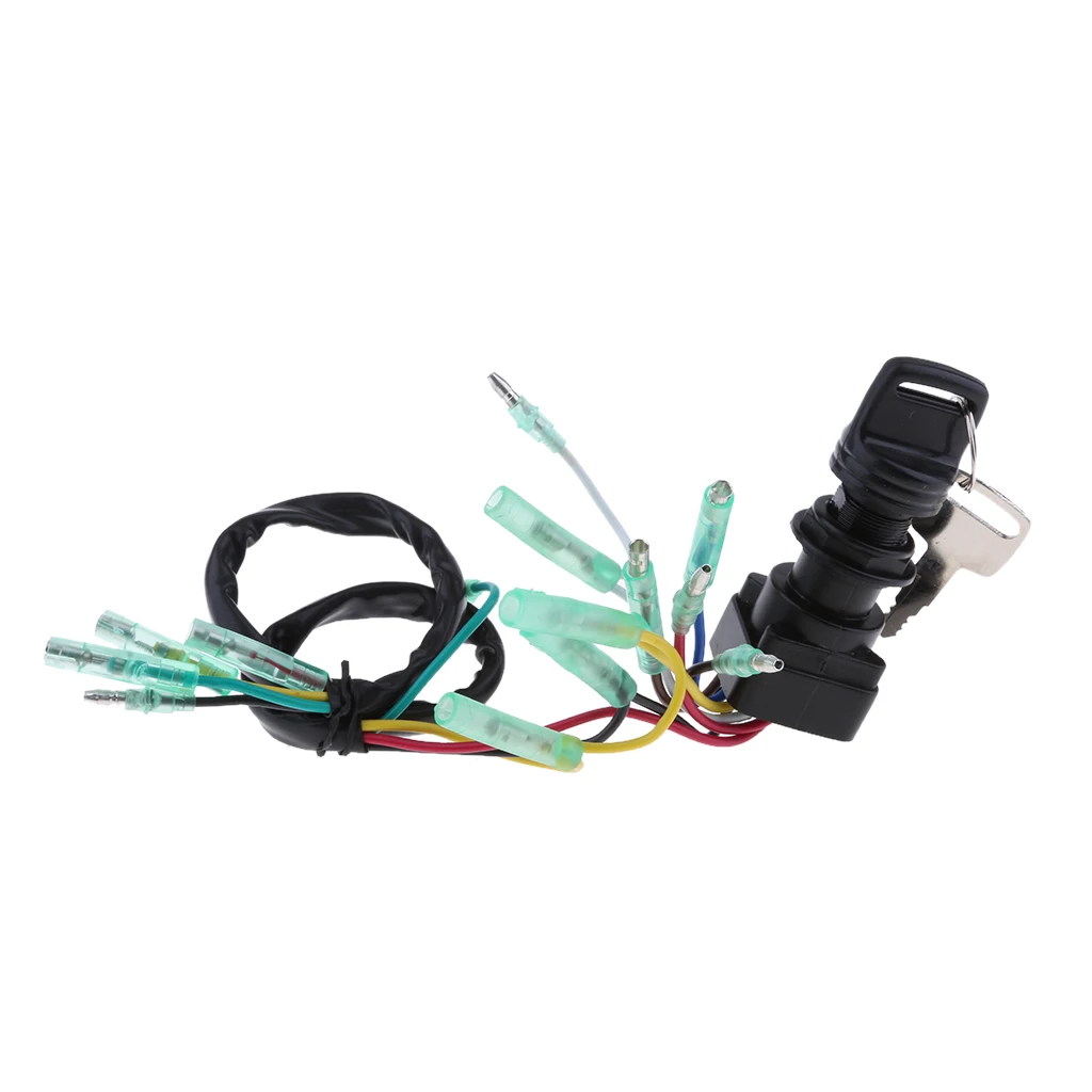 Marine Boat Outboard Motor Engine Key Ignition Switch Assembly Marine Boat Outboard Motor Engine Key Ignition Switch Assembly