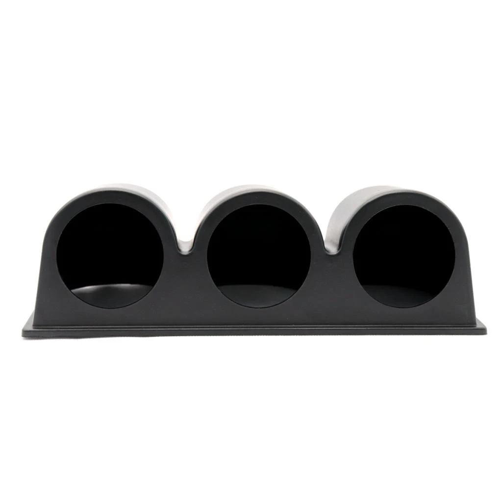 High Quality 52mm 3 Hole Pod Gauge Meter Mount Holder Cup PJ-3596 Black High Quality 52mm 3 Hole Pod Gauge Meter Mount Holder Cup PJ-3596 Black
