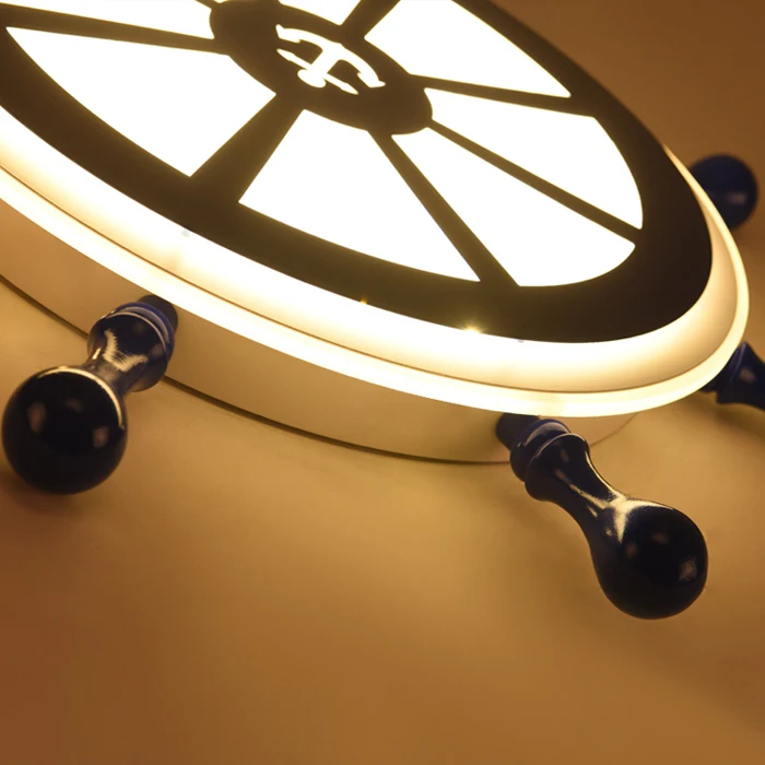 Mediterranean bedroom light personality dining room romantic dining room ceiling light boat rudder children's room
Mediterranean bedroom light personality dining room romantic dining room ceiling light boat rudder children's room