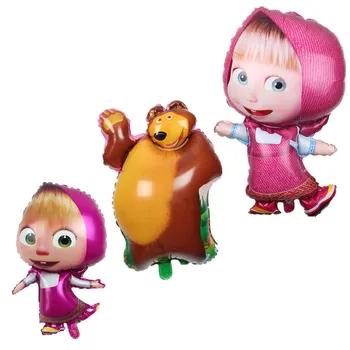 85*50cm 1Pcs Masha and Bear Balloon Kids Birthday Party Supplies Balloons Baby Shower Decorations Aluminum Foil Balloon
85*50cm 1Pcs Masha and Bear Balloon Kids Birthday Party Supplies Balloons Baby Shower Decorations Aluminum Foil Balloon