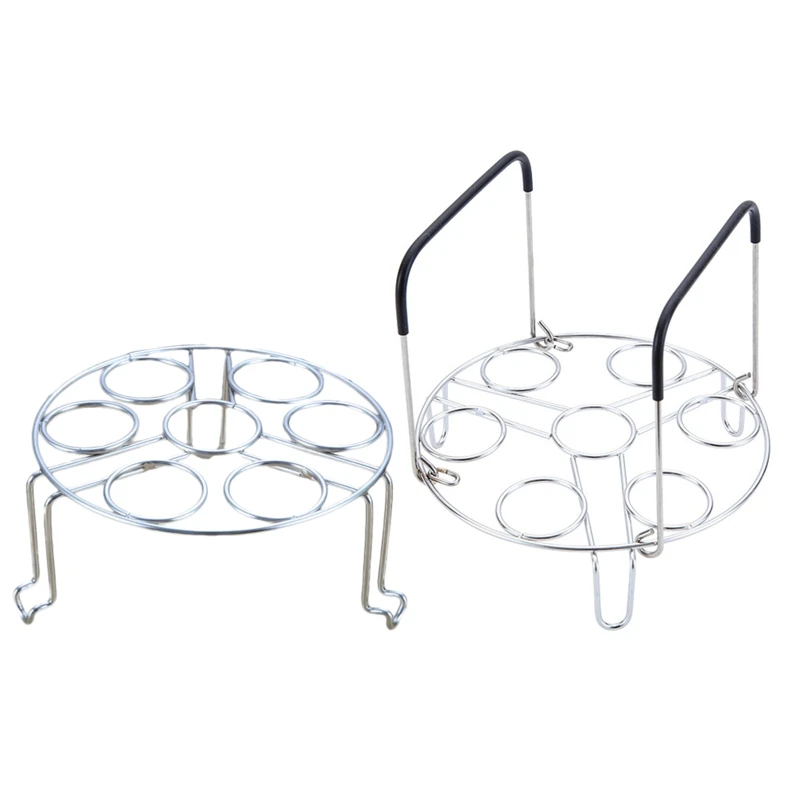Stackable Egg Steamer Rack Trivet with Heat Resistant Handles for Instant Pot X4YE
Stackable Egg Steamer Rack Trivet with Heat Resistant Handles for Instant Pot X4YE