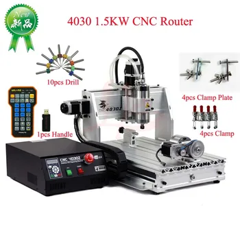 4030 CNC Router Engraver 1.5KW YOOCNC Engraving Drilling and Milling Machine With USB Port Add handle
4030 CNC Router Engraver 1.5KW YOOCNC Engraving Drilling and Milling Machine With USB Port Add handle