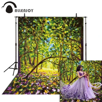 Allenjoy spring backdrop green forest watercolor painting nature scene children family photo background photozone polyester
Allenjoy spring backdrop green forest watercolor painting nature scene children family photo background photozone polyester