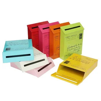 Retro Metal Mailbox Wall Mounted Mailboxes Storage Box Letter Box Apartment Decor Home Postbox Outdoor Mailbox Garden Decoration 
Retro Metal Mailbox Wall Mounted Mailboxes Storage Box Letter Box Apartment Decor Home Postbox Outdoor Mailbox Garden Decoration