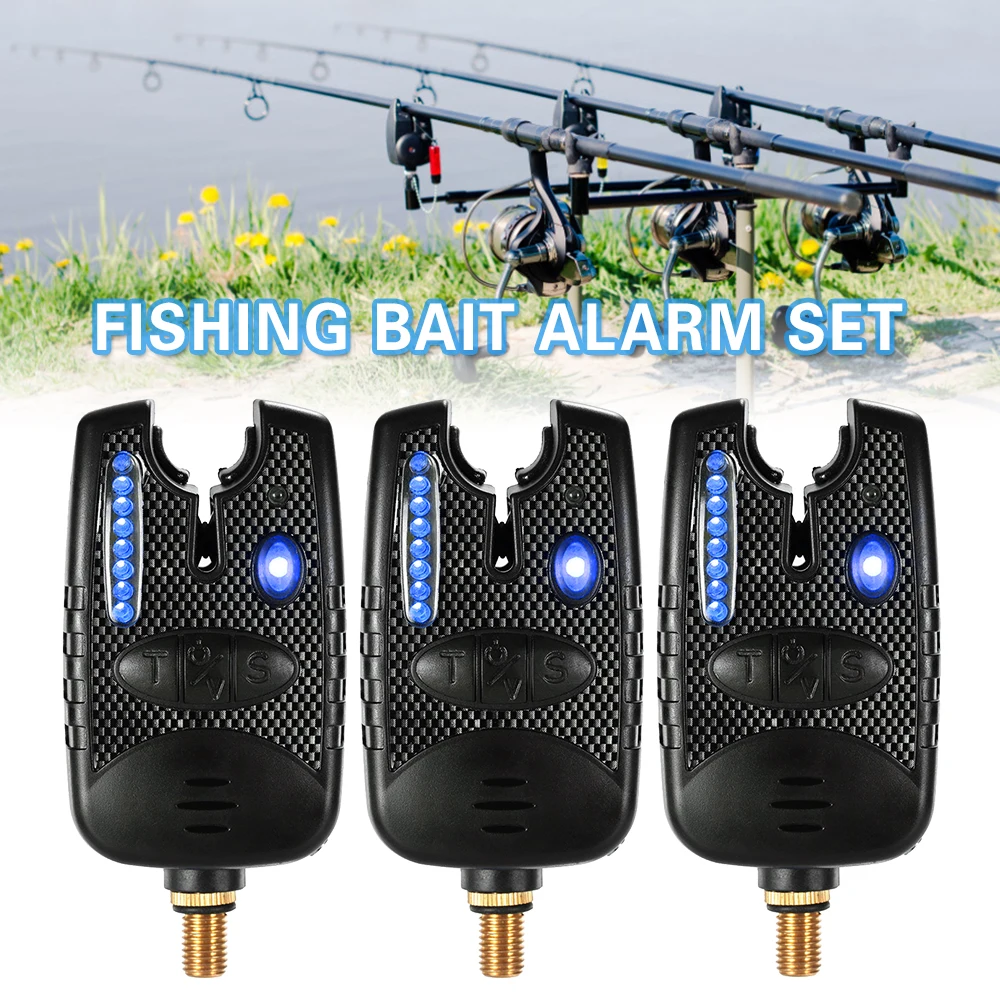 Lixada Fishing Bait Alarm Set 8 LED Fishing Bait Alert Set Fishing Bait Indicator Digital Fishing Alert Kit with Portable Case
Lixada Fishing Bait Alarm Set 8 LED Fishing Bait Alert Set Fishing Bait Indicator Digital Fishing Alert Kit with Portable Case