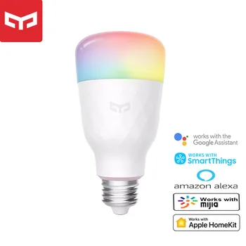 Yeelight Smart LED Bulb 1S RGB Colorful E27 8.5W WiFi Remote Control Works with HomeKit Mijia Alexa Google Assistant SmartThings
Yeelight Smart LED Bulb 1S RGB Colorful E27 8.5W WiFi Remote Control Works with HomeKit Mijia Alexa Google Assistant SmartThings