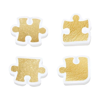 1Pc Shiny Puzzle Silicone Molds DIY epoxy resin table mould silicon craft custom mold craft keychain
1Pc Shiny Puzzle Silicone Molds DIY epoxy resin table mould silicon craft custom mold craft keychain