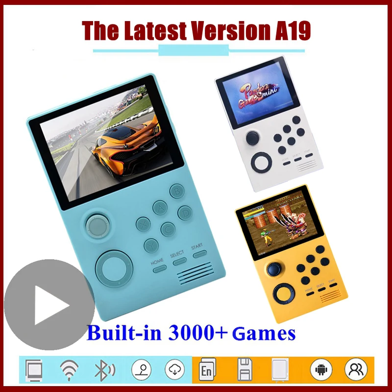 PowKiddy A19 Retro Video Game Console Player Handheld Portable Gaming Portatil Retrogaming Videogame Mini Arcade Hand Held Vidio
PowKiddy A19 Retro Video Game Console Player Handheld Portable Gaming Portatil Retrogaming Videogame Mini Arcade Hand Held Vidio