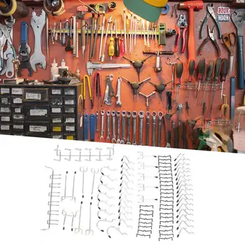 Storage Hook 80 Pcs Hook Storage Pegboard Hook Set Tool Equipment Organization Tool for Storage
Storage Hook 80 Pcs Hook Storage Pegboard Hook Set Tool Equipment Organization Tool for Storage