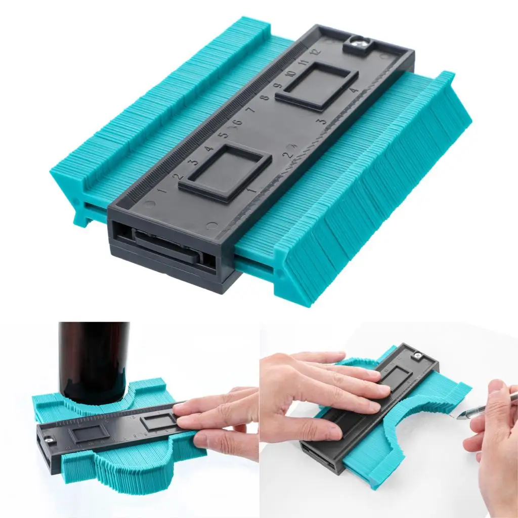 5 inch Plastic Gauge Contour Copy Gauge Duplicator Standard 5 Width Wood Marking Tool Tiling Laminate Tiles General Tool
5 inch Plastic Gauge Contour Copy Gauge Duplicator Standard 5 Width Wood Marking Tool Tiling Laminate Tiles General Tool