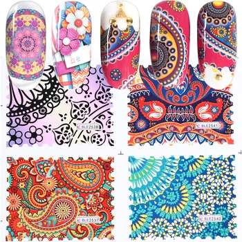11pcs Colorful Geometric Image Nail Stickers Full Cover Wraps Sliders Nails Art Decorations Foils Decals Manicure TRBLE235-2578 
11pcs Colorful Geometric Image Nail Stickers Full Cover Wraps Sliders Nails Art Decorations Foils Decals Manicure TRBLE235-2578