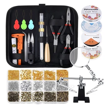 Beaded Jewelry Accessory Set DIY Handmade Needle Buckle Ring Jewelry Making Supplies Material Wire Packaging Kit
Beaded Jewelry Accessory Set DIY Handmade Needle Buckle Ring Jewelry Making Supplies Material Wire Packaging Kit