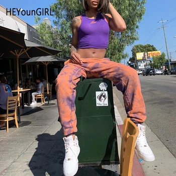 New Sexy Tie Die Printed High Waist Trousers Women Casual Baggy Sweatpants Laides Fashion Sweat Pants Capris Streetwear Autumn
New Sexy Tie Die Printed High Waist Trousers Women Casual Baggy Sweatpants Laides Fashion Sweat Pants Capris Streetwear Autumn
