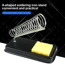 1pcs Electric Soldering Iron Stand Holder Small With Welding Sponge Metal Support Station Generic High Temperature Resistance
1pcs Electric Soldering Iron Stand Holder Small With Welding Sponge Metal Support Station Generic High Temperature Resistance