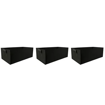 Garden Bed 3 Pieces 10 Gallon Vegetable Planting Bag Rectangular Planting Bag Flower Pot Vegetable Plant (Black)
Garden Bed 3 Pieces 10 Gallon Vegetable Planting Bag Rectangular Planting Bag Flower Pot Vegetable Plant (Black)