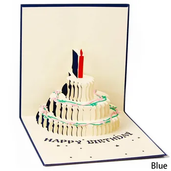 1 Set Colorful Birthday Cake 3D Paper Carving Blessing Greeting Card Creative Birthday Three - Dimensional Card
1 Set Colorful Birthday Cake 3D Paper Carving Blessing Greeting Card Creative Birthday Three - Dimensional Card