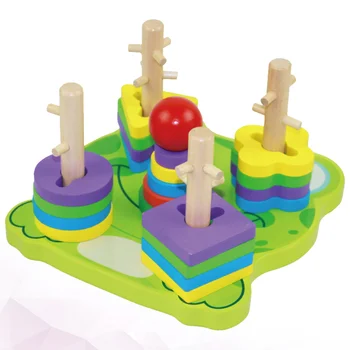 1 Set of Block Column Toys Matching Block Toy Cognition Playthings Early Learning Toy for Kids
1 Set of Block Column Toys Matching Block Toy Cognition Playthings Early Learning Toy for Kids