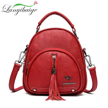 Lanyibaige 2020 New High Qaulity Women Soft Leather Backpacks School Bags for Girls Travel Bagpack Rucksack for Girls Female
Lanyibaige 2020 New High Qaulity Women Soft Leather Backpacks School Bags for Girls Travel Bagpack Rucksack for Girls Female