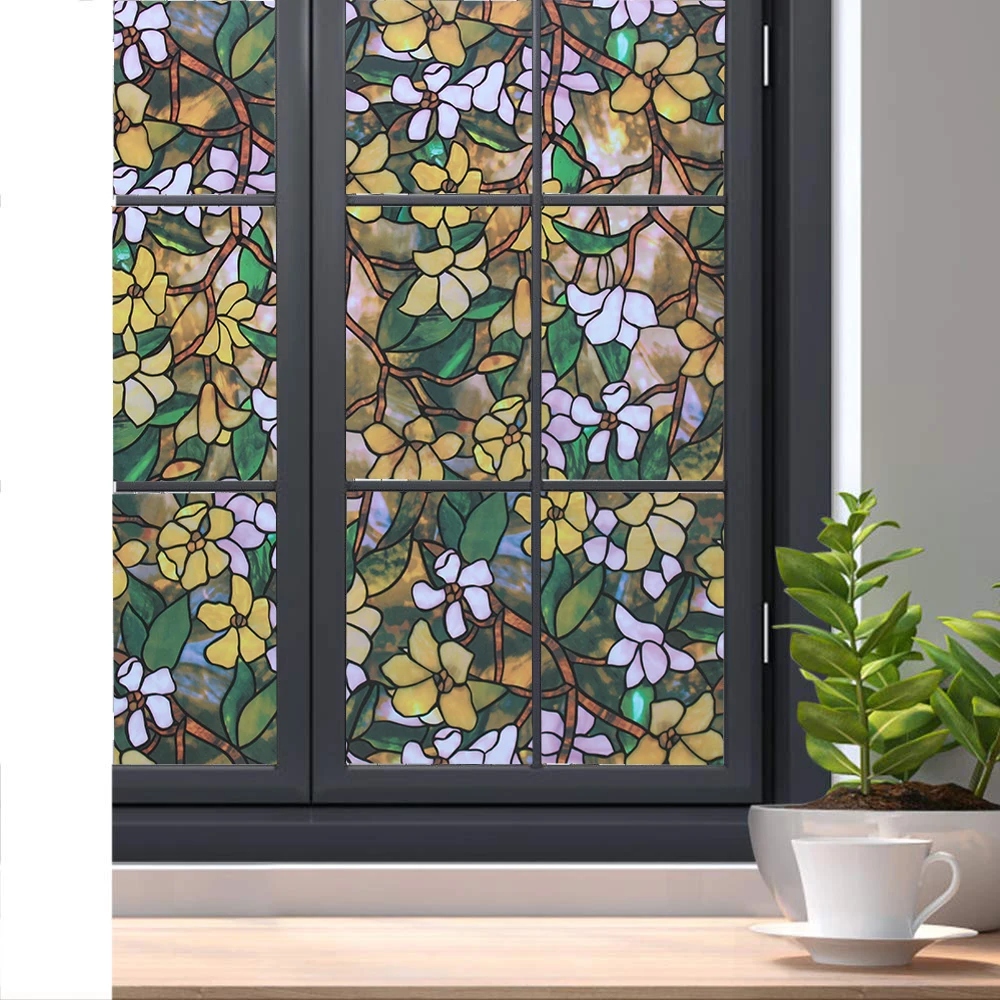 LUCKYYJ Privacy Window Film Stained Self Adhesive Film Removable Static Cling Decor Glass Window Sticker Anti-UV Window Blind
LUCKYYJ Privacy Window Film Stained Self Adhesive Film Removable Static Cling Decor Glass Window Sticker Anti-UV Window Blind
