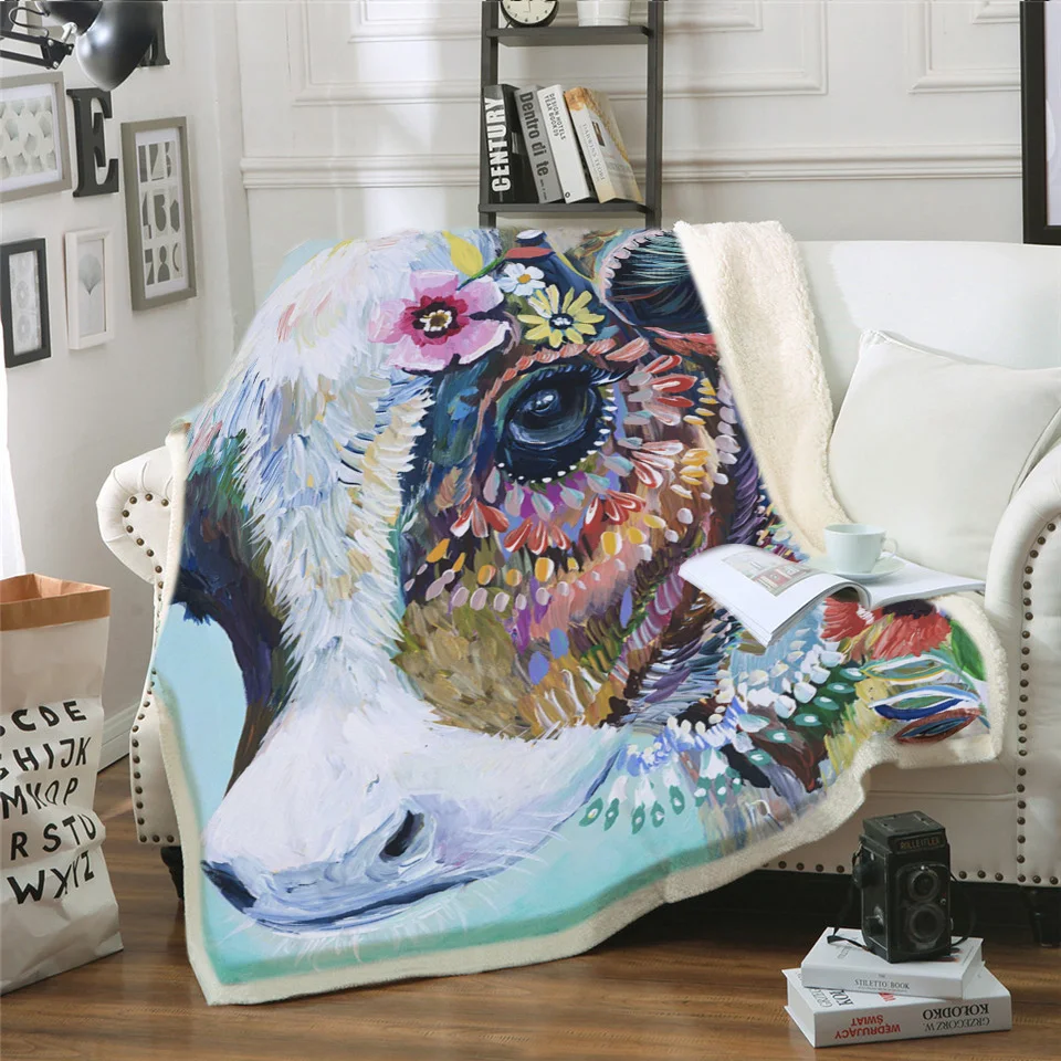Custom 3D Milk Cow Sherpa Fleece Blanket Cartoon Throw Cute Animal Blanket Unicorn Plush Blanket for Bed Couch Dropship
Custom 3D Milk Cow Sherpa Fleece Blanket Cartoon Throw Cute Animal Blanket Unicorn Plush Blanket for Bed Couch Dropship