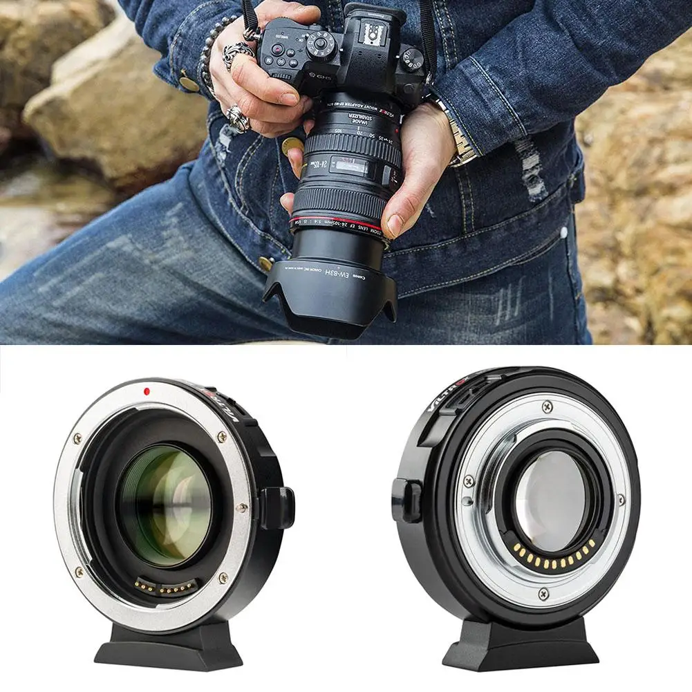 Viltrox EF-M2II 0.71x Auto Focus Lens Mount Adapter for Cano-n EF to M4/3 Camera Auto Focus Mirrorless Camera nikons
Viltrox EF-M2II 0.71x Auto Focus Lens Mount Adapter for Cano-n EF to M4/3 Camera Auto Focus Mirrorless Camera nikons