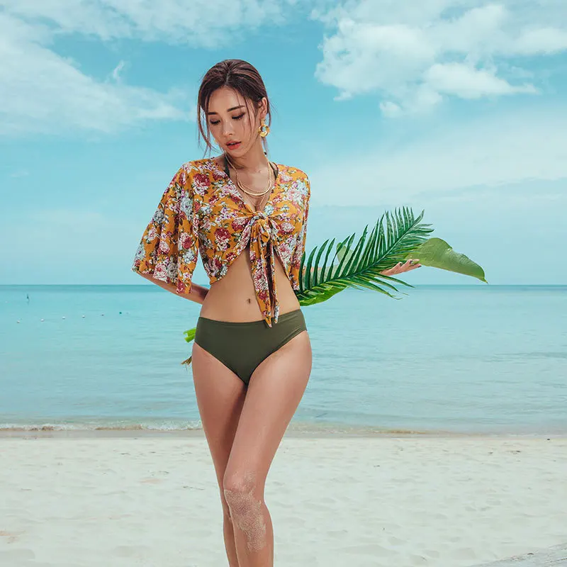 Bikini Bathing Suit Women's Army Green Size Chest Push up Sexy Bikini Bikini Three-piece Set Online Celebrity Swimwear
Bikini Bathing Suit Women's Army Green Size Chest Push up Sexy Bikini Bikini Three-piece Set Online Celebrity Swimwear