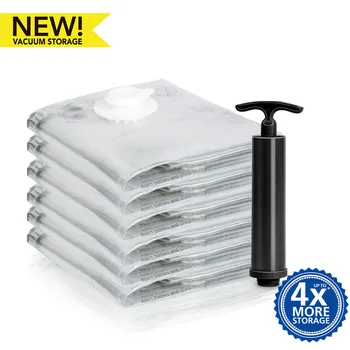 Vacuum Bag with Pump Clothe Storage Bag Luggage Travel Bags Space Saver Bag Save Wardrobe Space Airtight No Leak
Vacuum Bag with Pump Clothe Storage Bag Luggage Travel Bags Space Saver Bag Save Wardrobe Space Airtight No Leak