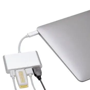 4-in-1 Hub USB 3.1 Type-C to USB 3.0 HUB with USB-C Type 3.1 USB C (Gen Port Charging Adapter Interface Cable 2) S8G4
4-in-1 Hub USB 3.1 Type-C to USB 3.0 HUB with USB-C Type 3.1 USB C (Gen Port Charging Adapter Interface Cable 2) S8G4