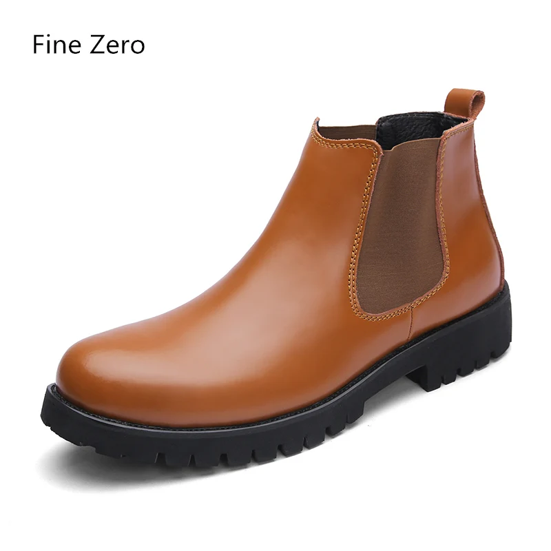 Autumn Men's Cowhide Split Leather Chelsea Boots British Style Winter Warm Plush Ankle Boots High Top Brogues Casual Shoes
Autumn Men's Cowhide Split Leather Chelsea Boots British Style Winter Warm Plush Ankle Boots High Top Brogues Casual Shoes