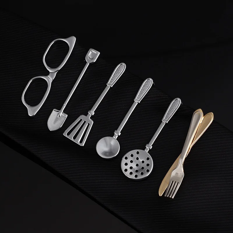 Fashion Tableware Glasses Special Shape Men's Tie Clip Creative Gift Trendy Characteristic Tie Clip Gift for Men Jewelry
Fashion Tableware Glasses Special Shape Men's Tie Clip Creative Gift Trendy Characteristic Tie Clip Gift for Men Jewelry