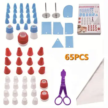 Cake Decorating Tools Kit Turntable Pastry Nozzles For Cream Confectionery Bags Icing Piping Nozzles Tips Baking Tools For Cakes
Cake Decorating Tools Kit Turntable Pastry Nozzles For Cream Confectionery Bags Icing Piping Nozzles Tips Baking Tools For Cakes