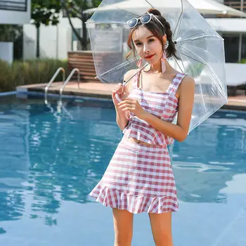 Swimsuit Separate Push Up Sexy Bathing Suit Women Women's Swimwear Bikini New Korean Split Check Plaid Polyester Fmzxg Womens
Swimsuit Separate Push Up Sexy Bathing Suit Women Women's Swimwear Bikini New Korean Split Check Plaid Polyester Fmzxg Womens