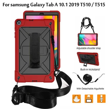 Case For Samsung Galaxy Tab A 10.1 2019 T510 T515 SM-T510/T515 Cover , Kids Safe Shockproof Rotating Hand Strap + Shoulder Strap
Case For Samsung Galaxy Tab A 10.1 2019 T510 T515 SM-T510/T515 Cover , Kids Safe Shockproof Rotating Hand Strap + Shoulder Strap