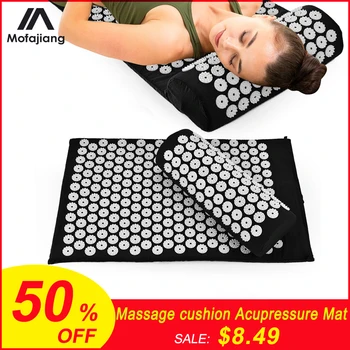 

Massage cushion Acupressure Mat Relieve Stress Back Body Pain Acupuncture Spike Mat with Relax Muscles, Neck Relieve