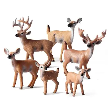6pcs Woodland Animal Figurines Fake Deer Cake Toppers Toys for Birthday Party U2JC
6pcs Woodland Animal Figurines Fake Deer Cake Toppers Toys for Birthday Party U2JC