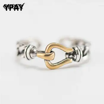 YPAY Vintage Twisted Rings for Women 100% Real 925 Sterling Silver Open Adjustable Ring Engagement Fine Jewelry Gifts YMR353
YPAY Vintage Twisted Rings for Women 100% Real 925 Sterling Silver Open Adjustable Ring Engagement Fine Jewelry Gifts YMR353