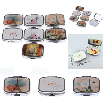 Portable Metal Square Flower Print Organizer Cute Compartment Pill Case Storage Tablet Container Medicine Box
Portable Metal Square Flower Print Organizer Cute Compartment Pill Case Storage Tablet Container Medicine Box