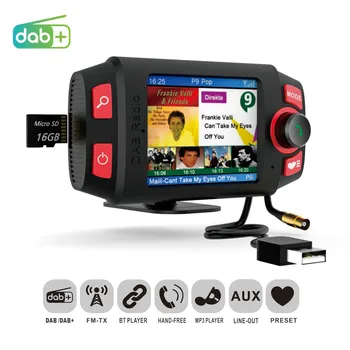 Mini DAB/DAB+ Radio Receiver Bluetooth MP3 Music Player FM Transmitter Adapter Colorful LCD Screen with MIC for Handsfree
Mini DAB/DAB+ Radio Receiver Bluetooth MP3 Music Player FM Transmitter Adapter Colorful LCD Screen with MIC for Handsfree