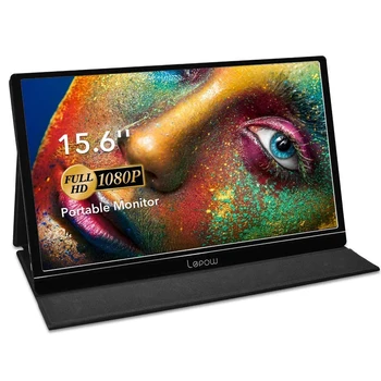 Lepow Portable Monitor 15.6 Inch Full HD 1080P USB Type-C Computer Display IPS Eye Care Screen HDMI for Laptop PC PS4 Xbox Phone
Lepow Portable Monitor 15.6 Inch Full HD 1080P USB Type-C Computer Display IPS Eye Care Screen HDMI for Laptop PC PS4 Xbox Phone