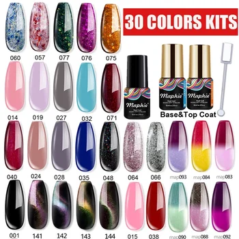 Maphie 33Pcs/Lot Gel Polish Thermal Color Sets Soak Off UV/LED Gel Varnish Semi Permanent With Magnet Stick Cat Eye Gel Kits
Maphie 33Pcs/Lot Gel Polish Thermal Color Sets Soak Off UV/LED Gel Varnish Semi Permanent With Magnet Stick Cat Eye Gel Kits