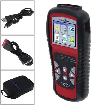 KW830 OBDII 12V Multi-languages Automobile Car Diagnostic Tool Scanner with Bag Support Detection Battery for 12V Gasoline Car
KW830 OBDII 12V Multi-languages Automobile Car Diagnostic Tool Scanner with Bag Support Detection Battery for 12V Gasoline Car