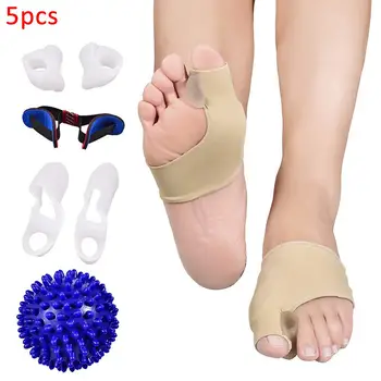 Hot 5Pcs/Set Orthopedic Pad Corrector Foot Care Bunion Protector Toe Straightener Toe Thumb Feet Care Adjuster hallux valgus
Hot 5Pcs/Set Orthopedic Pad Corrector Foot Care Bunion Protector Toe Straightener Toe Thumb Feet Care Adjuster hallux valgus
