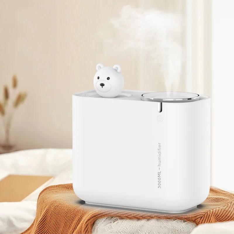 3000ML USB air Humidifier Large Capacity Double Nozzle Ultrasonic Cool Humidificador Cute Pet Aroma Diffuser Mist Maker Fogger
3000ML USB air Humidifier Large Capacity Double Nozzle Ultrasonic Cool Humidificador Cute Pet Aroma Diffuser Mist Maker Fogger